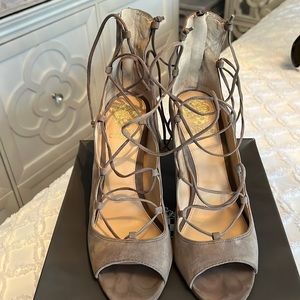 Vince Camuto Stone Taupe Sandria Heel